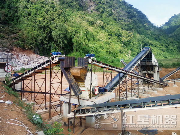 一天出600方沙，1610錘式破碎機輕松搞定