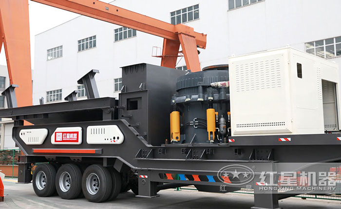 以圓錐為主破碎機(jī)的流動石頭制砂機(jī)
