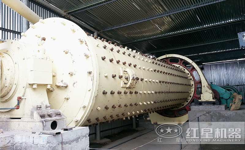 棒磨式制砂機作業(yè)現(xiàn)場